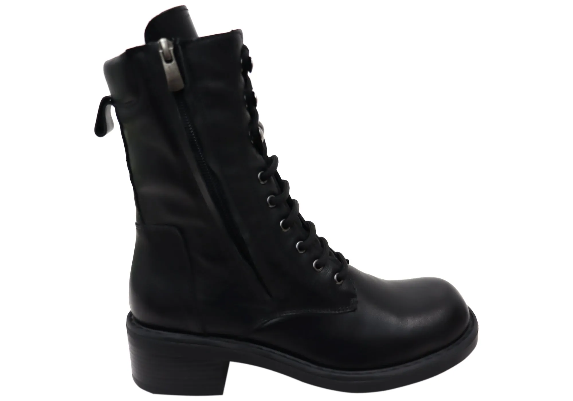 Orizonte Opal Womens European Comfortable Leather Boots Thermal Core Morning Walk
