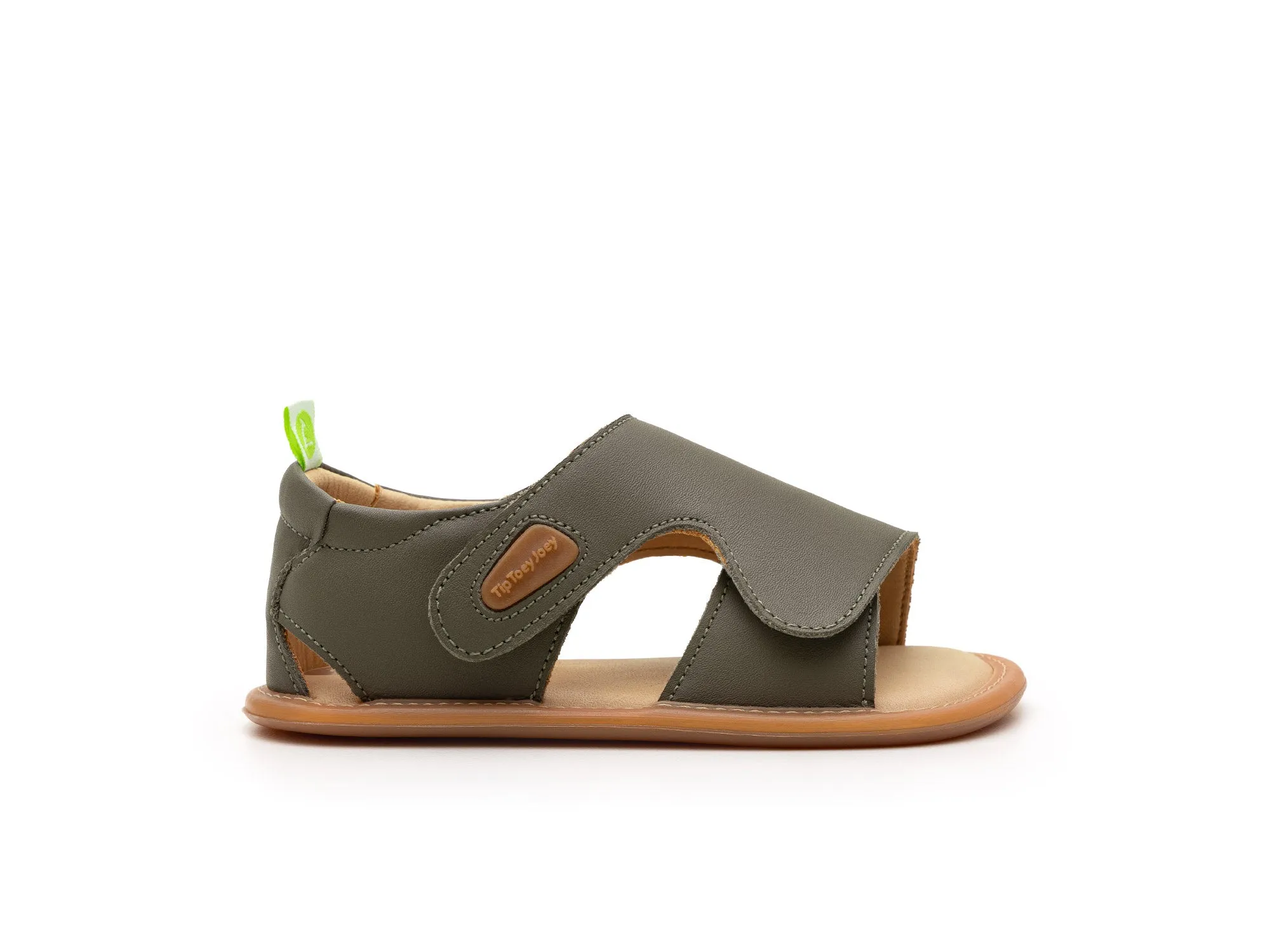 Tip Toey Joey Boy's and Girl's Boomy Sandals - Mineral Green Classic Summer Shoes