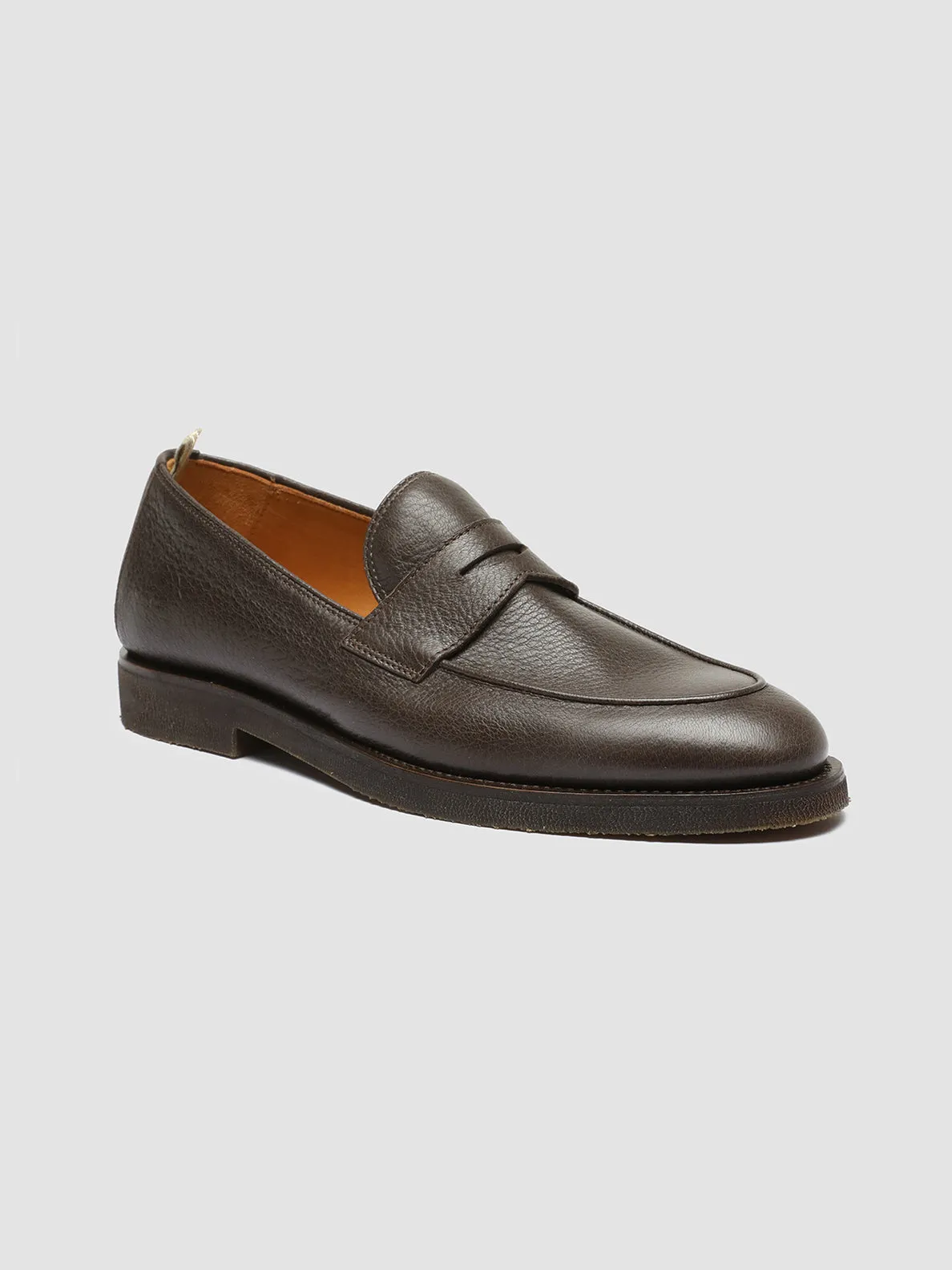 Morning Walk OPERA FLEXI 101 - Brown Leather Penny Loafers