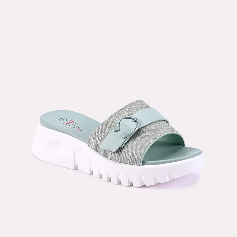 Outdoor Style Breathable Lex Green Comfy Slippers 0412682