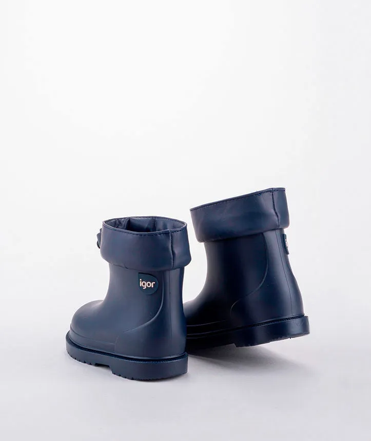 Dry Interior Anti Odor Morning Walk Igor Girl's and Boy's Bimbi Euri Boots - Marino