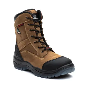 Rogue 8" composite toe leather work boots 850 Adjustable Straps Suede Feel