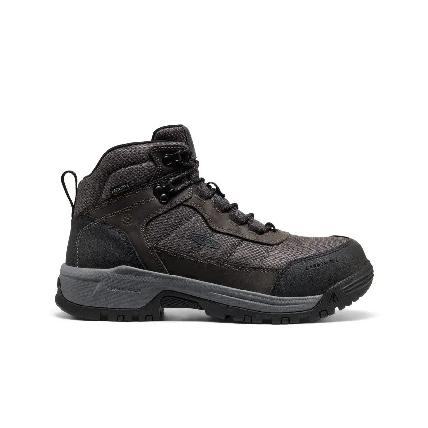 Men's Skokie Waterproof Work Boot (Carbon Toe)  |  Magnet/Black Trail Ready Footwear