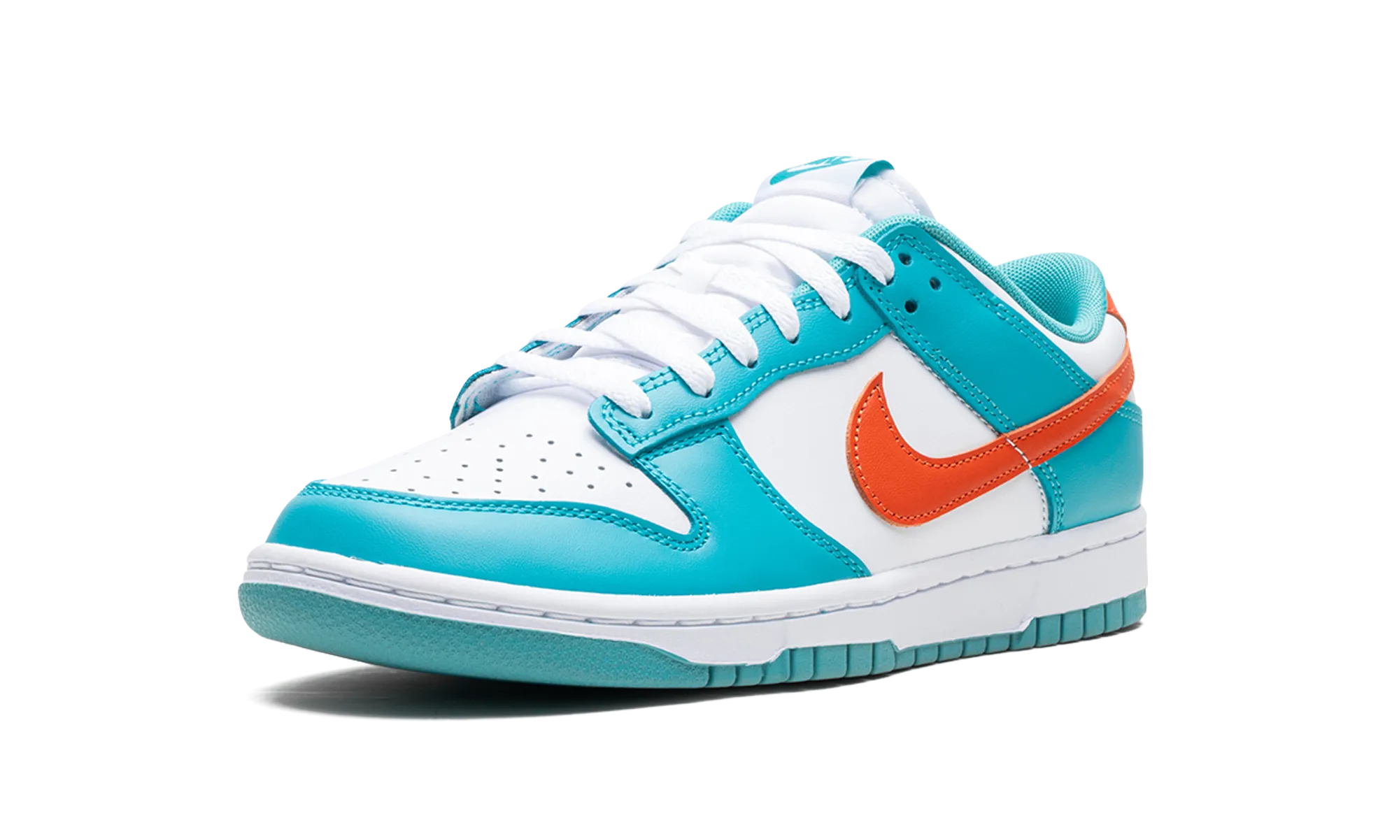 Lined Inside Soft Sole Shoes Dunk Low "Dolphins"