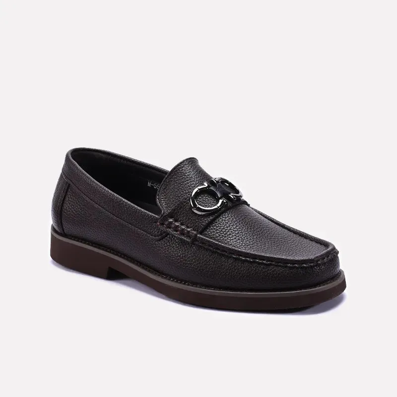 Brown Loafer Shoes 0130977 hot climate Built Soft
