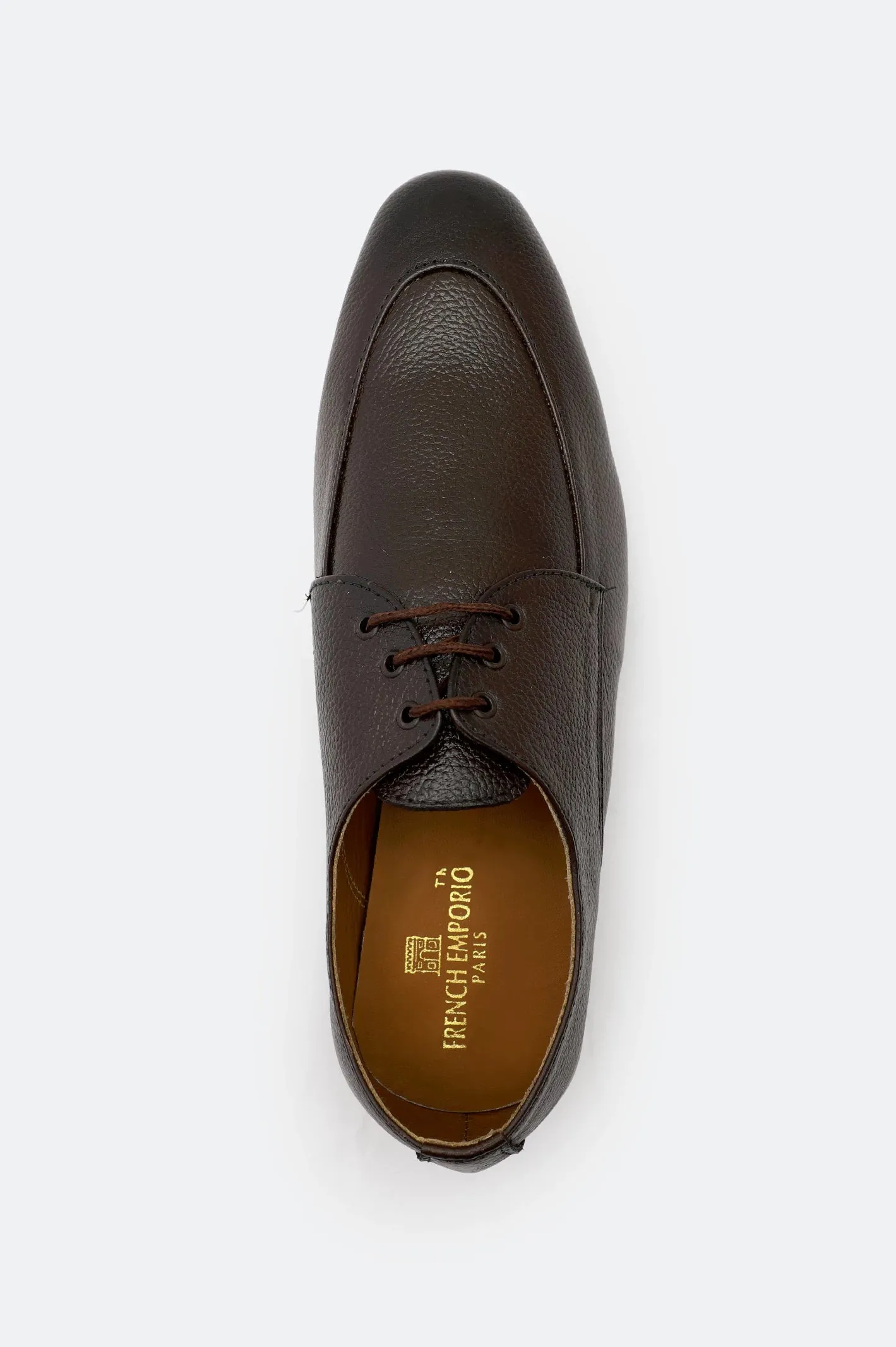 Brown Derby Lace Up Formal Shoes Walk Shade