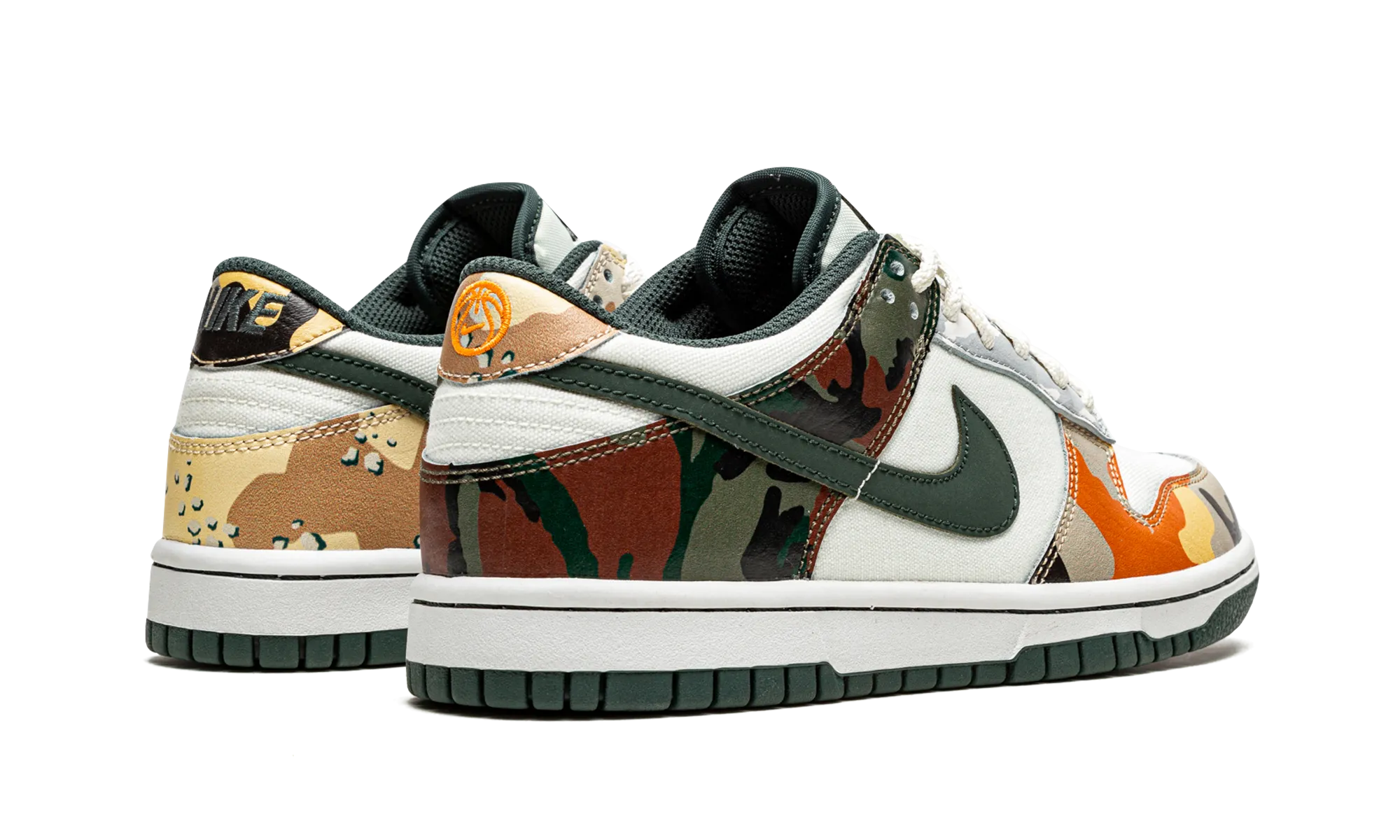 Dunk Low GS "Sail Multi-Camo" Casual Comfort High Top