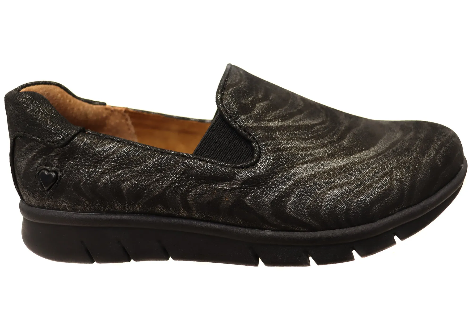 Family Fit Nurse Mates Sandy Womens Leather Comfortable Slip On Shoes