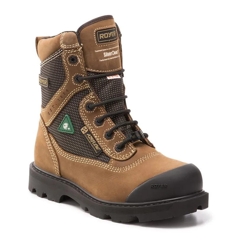 M.O.A.B 8" Composite Toe Leather Work Boots 10-8620 No Tie Flexible Frame All Day Worker