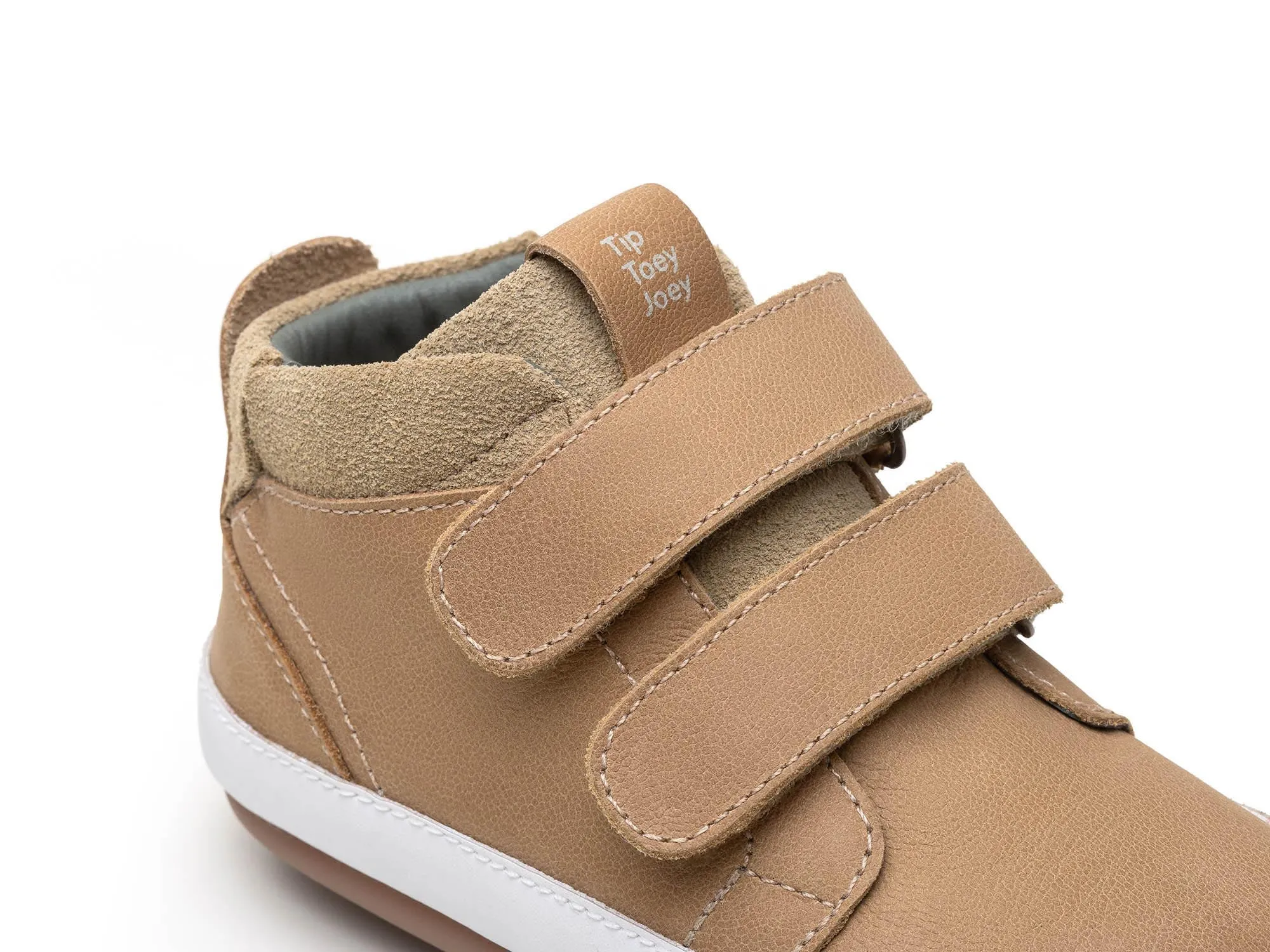Climber Tip Toey Joey Boy's and Girl's Cascade Boots - Sand / Sand Suede