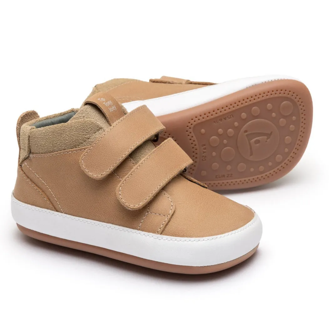 Tip Toey Joey Boy's and Girl's Cascade Boots - Sand / Sand Suede hiking adventure