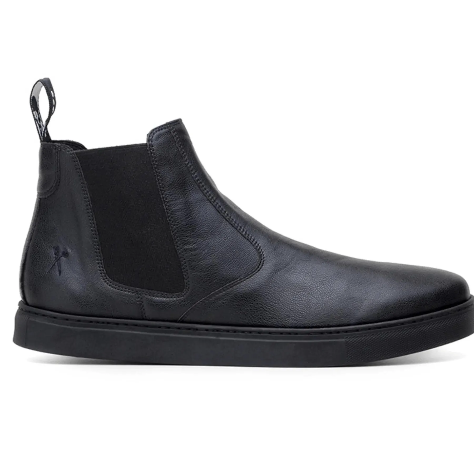 Low Profile Night Travel Strap 'Tokio' chelsea boot by King 55 - black