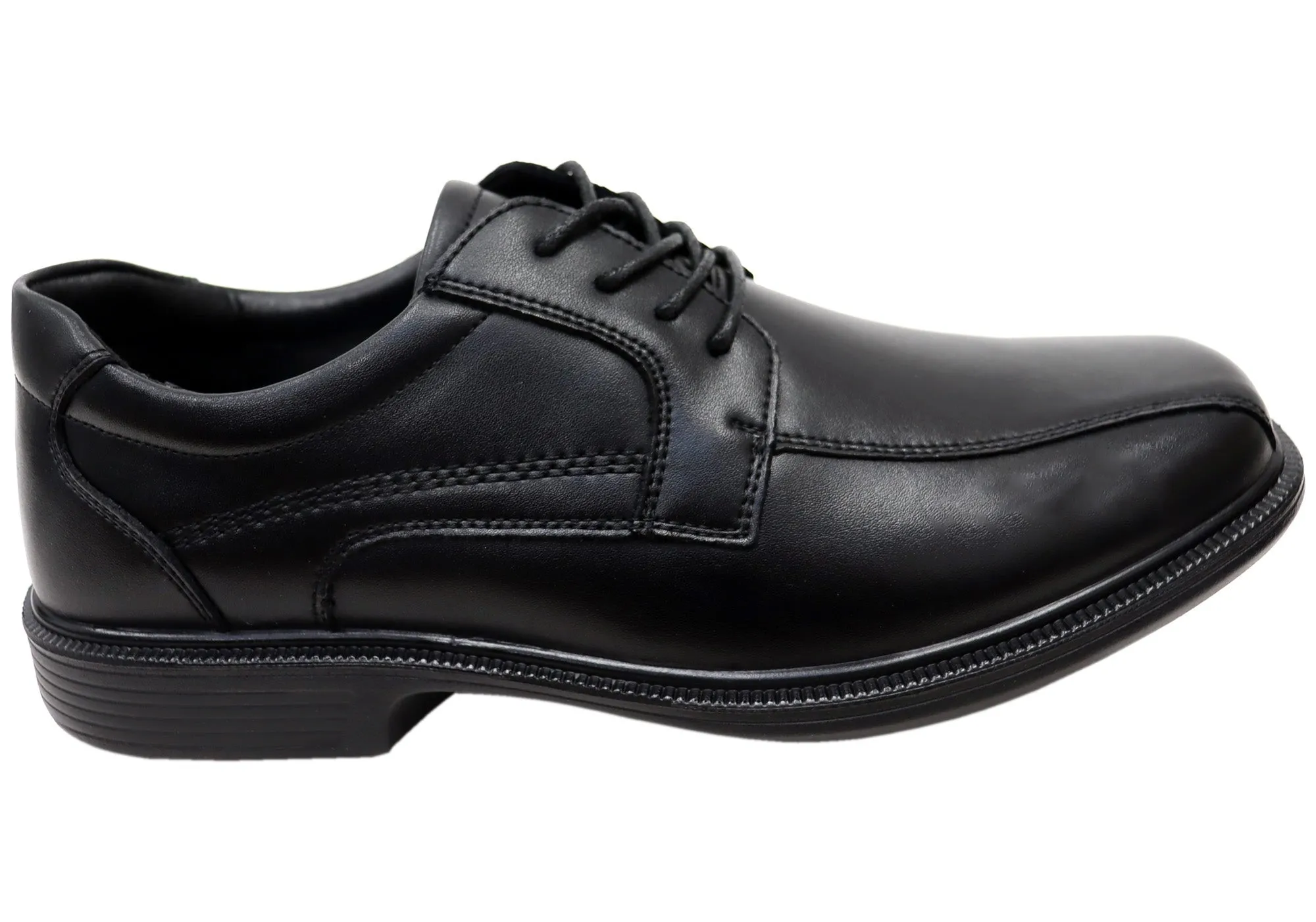 Event Ready Explorer Mens Copper Leather Comfortable Lace Up Dress Shoes
