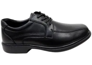 Explorer Mens Copper Leather Comfortable Lace Up Dress Shoes Breathable mesh Lightweight