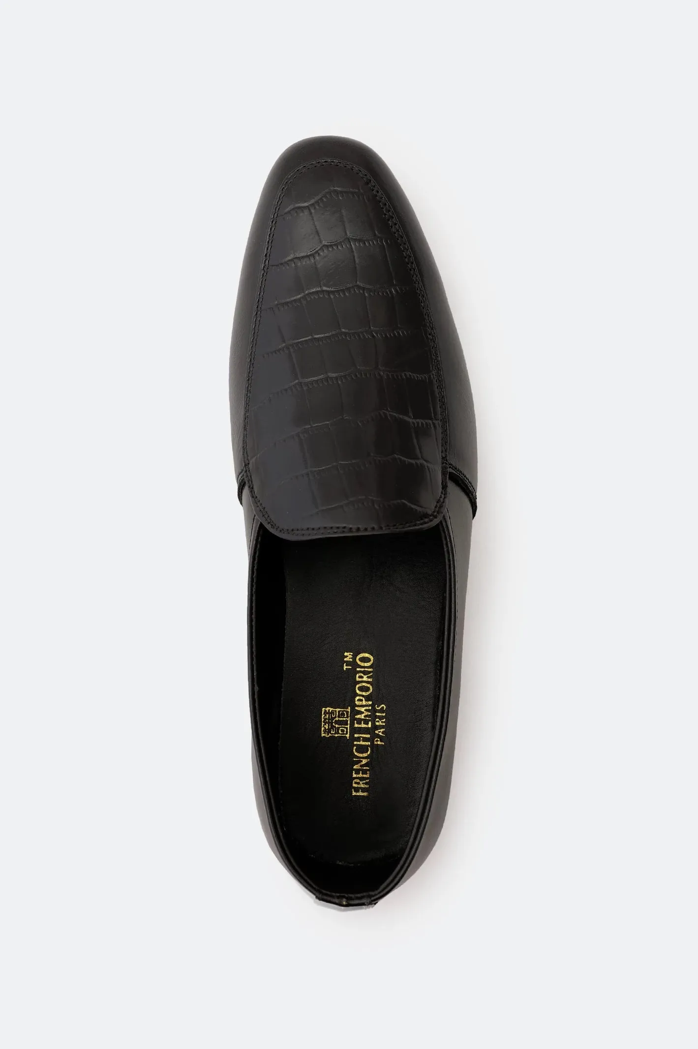 Black Formal Shoes For Men Bold Tone