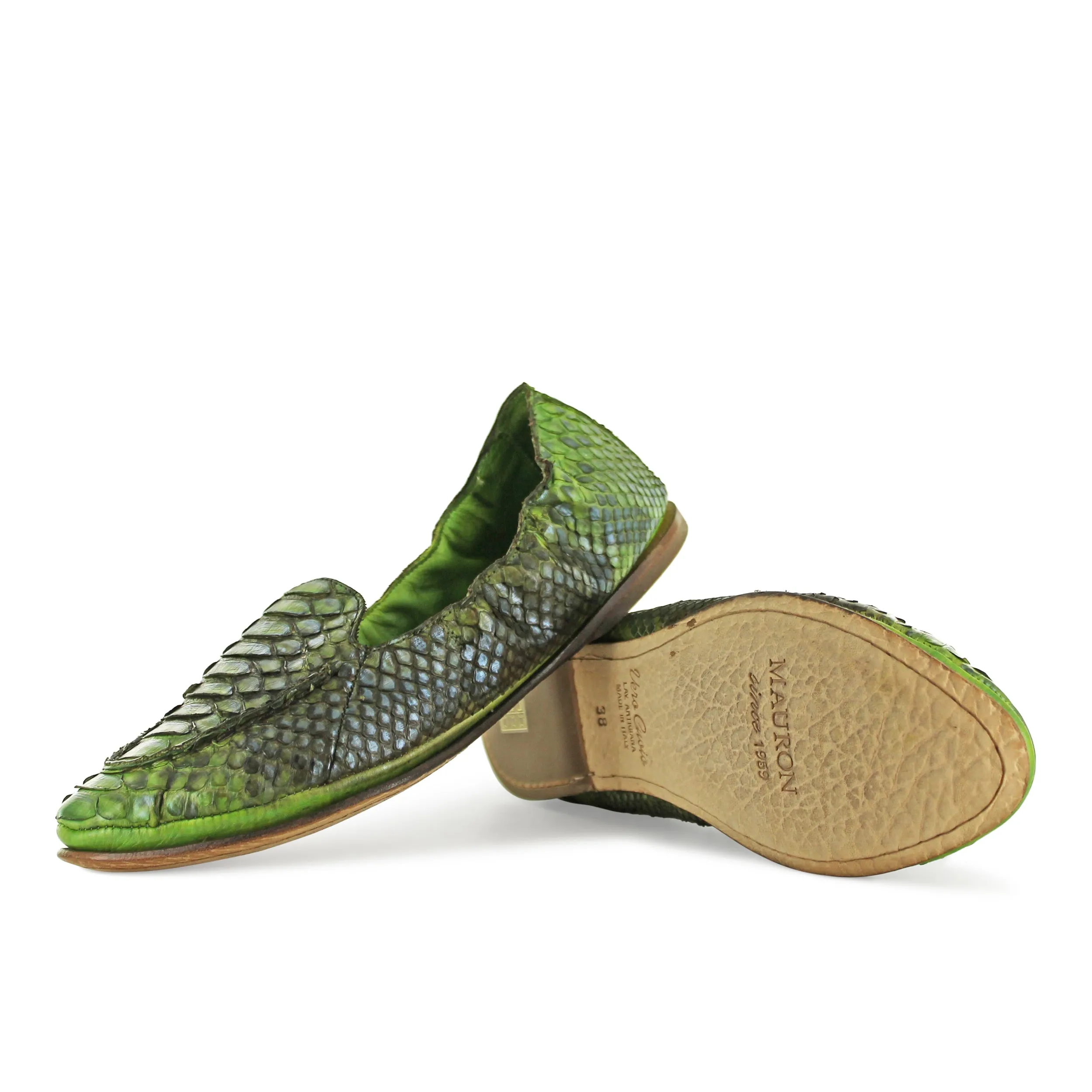 Mesh   lined Push Step 13/51 - Pitone Verde