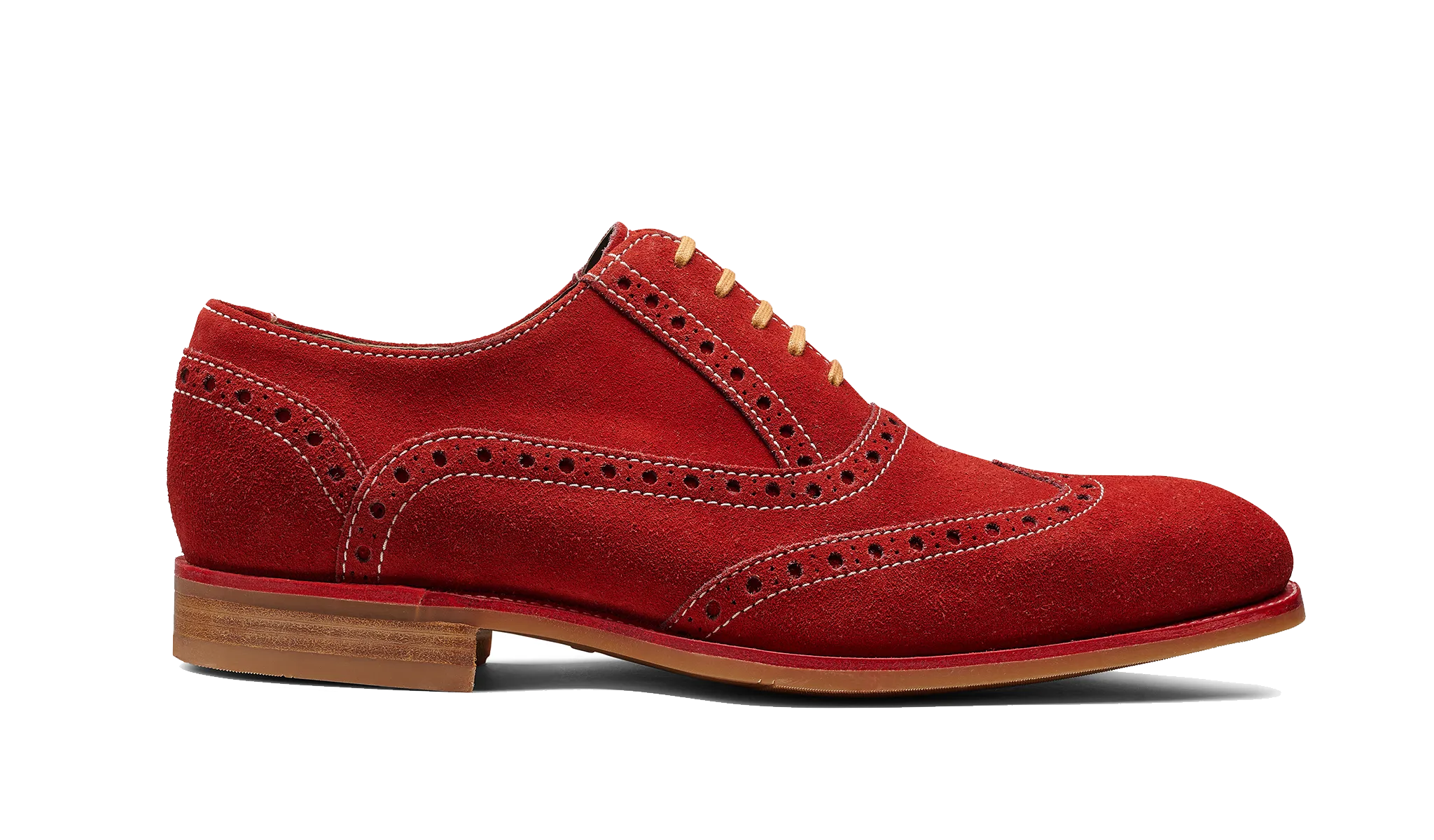 Grant - Red Grey Suede Marriage Fit