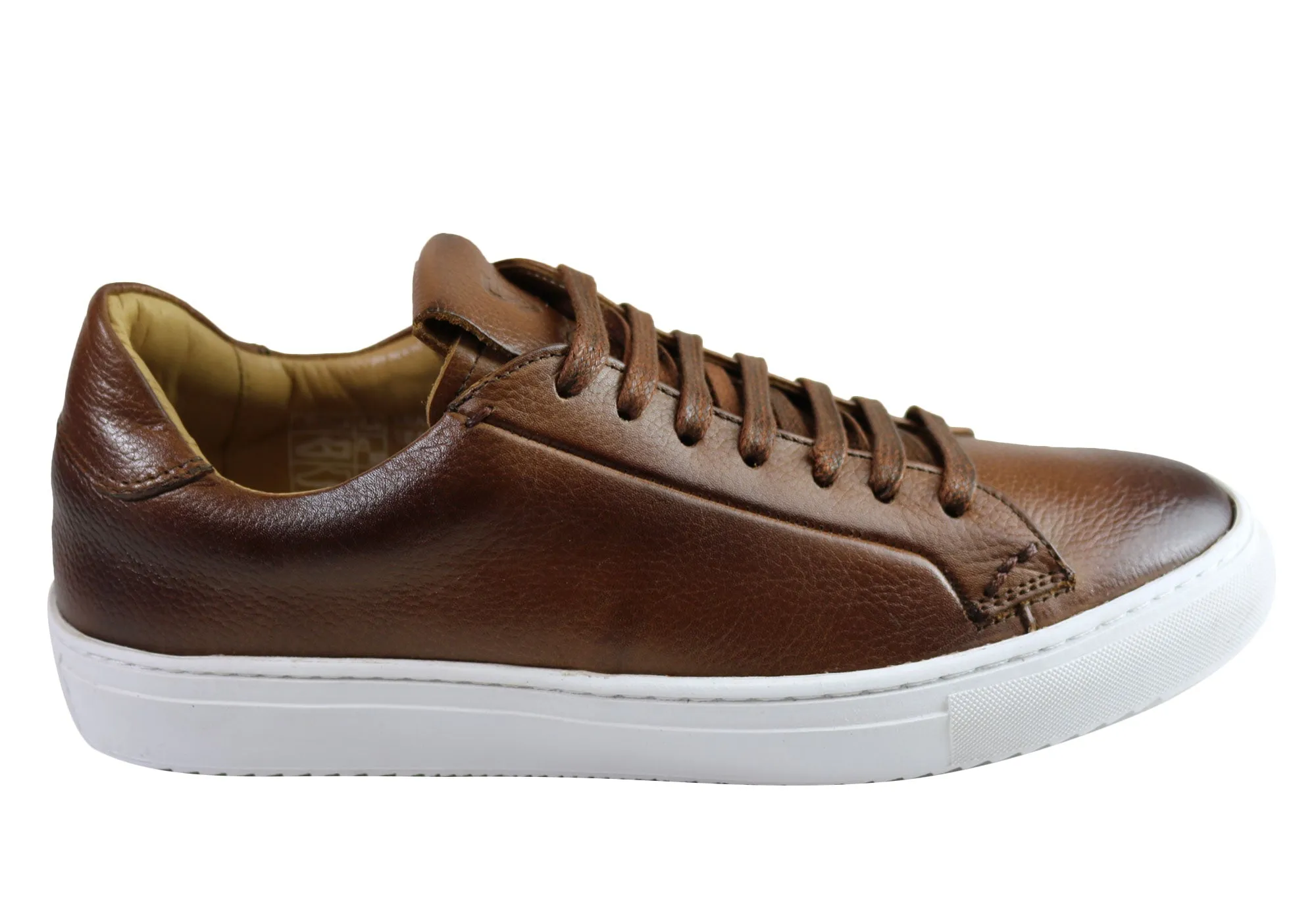 Simple Touch Savelli Gill Mens Comfort Leather Lace Up Casual Shoes Made In Brazil