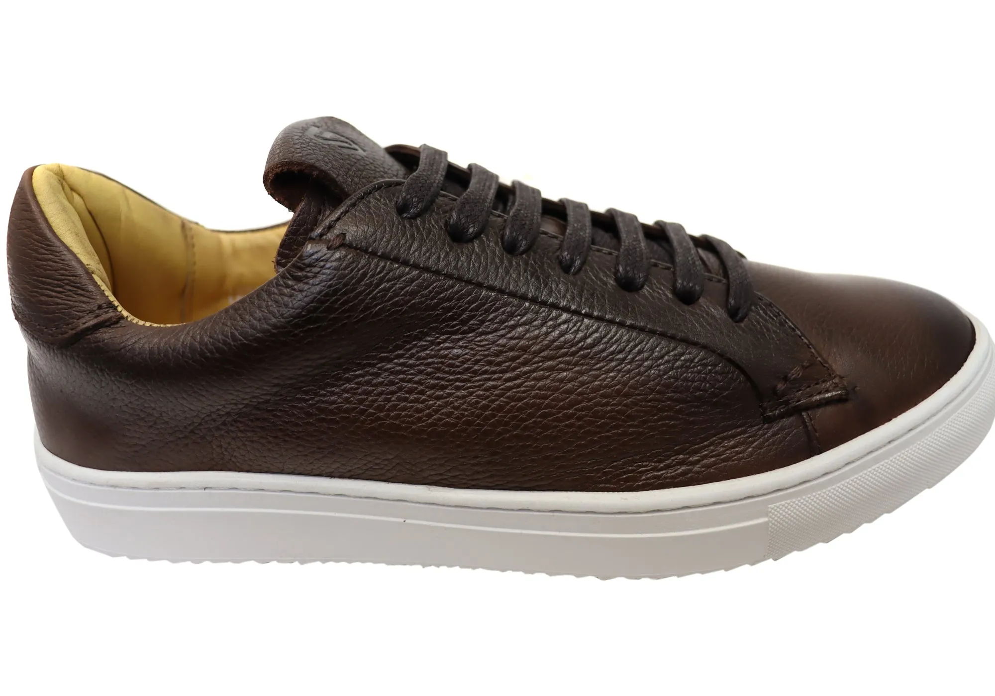 Savelli Gill Mens Comfort Leather Lace Up Casual Shoes Made In Brazil Arch Support Health Focused Quick Flow