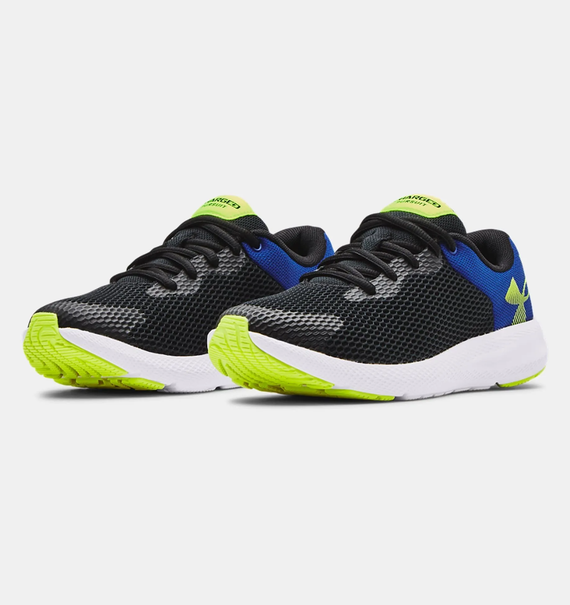 Under Armour Boys' Grade School Charged Pursuit 2 Big Logo - 3024484 Padded Edge