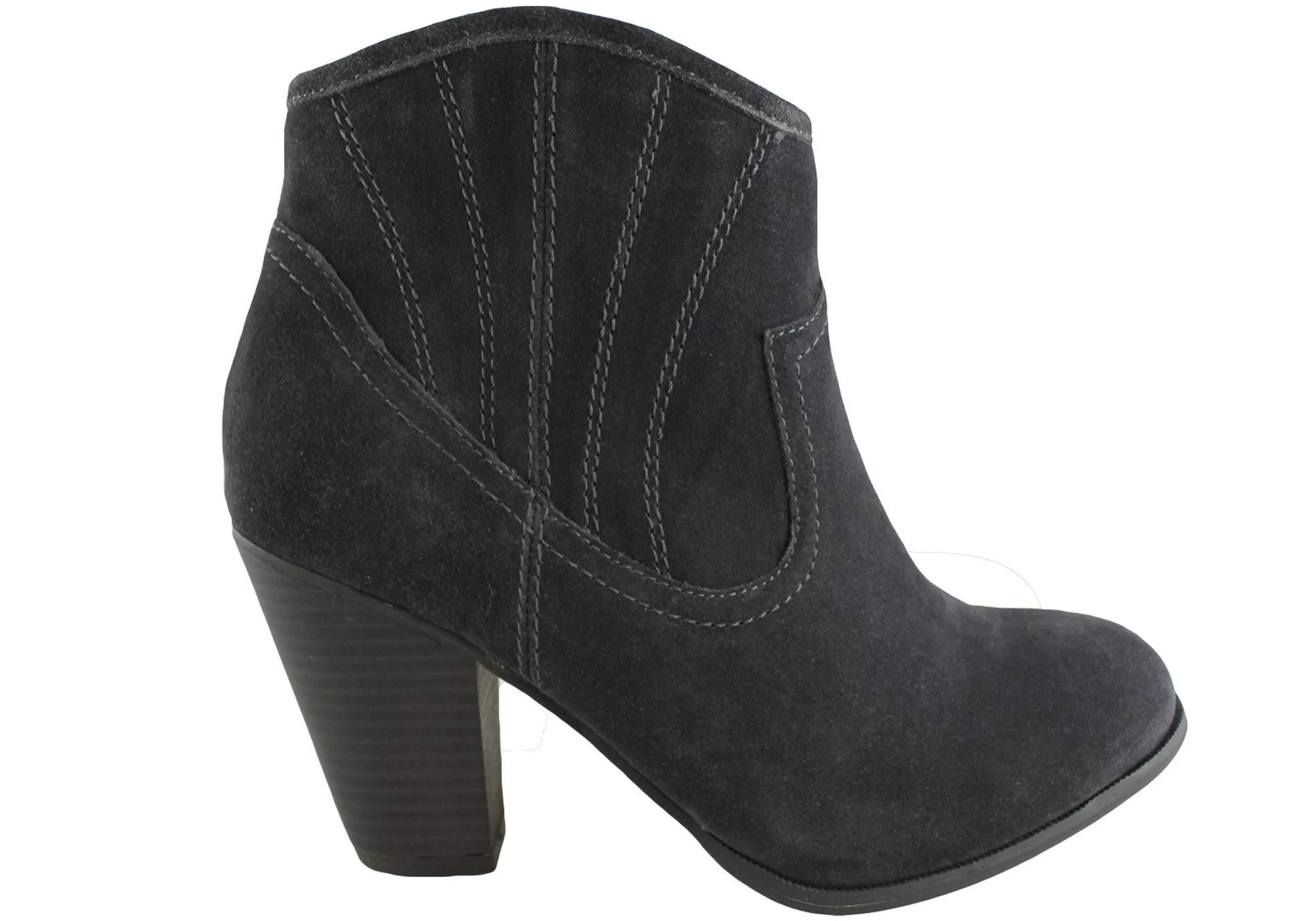 Bonbons Darci Womens Leather Suede Ankle Boots Breathable fabric Arctic Cold