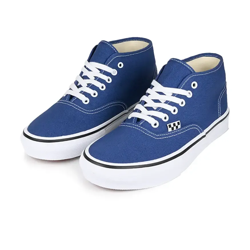 Go Style Soft Cushioned Upper Vans Skate Authentic Mid Skateboarding Shoe