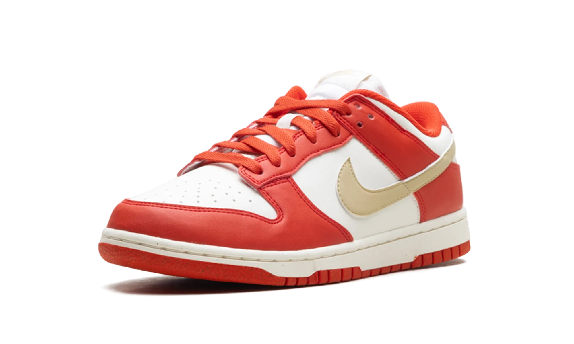 Dunk Low Next Nature WMNS "Light Crimson Team Gold" Comfortable Fashion
