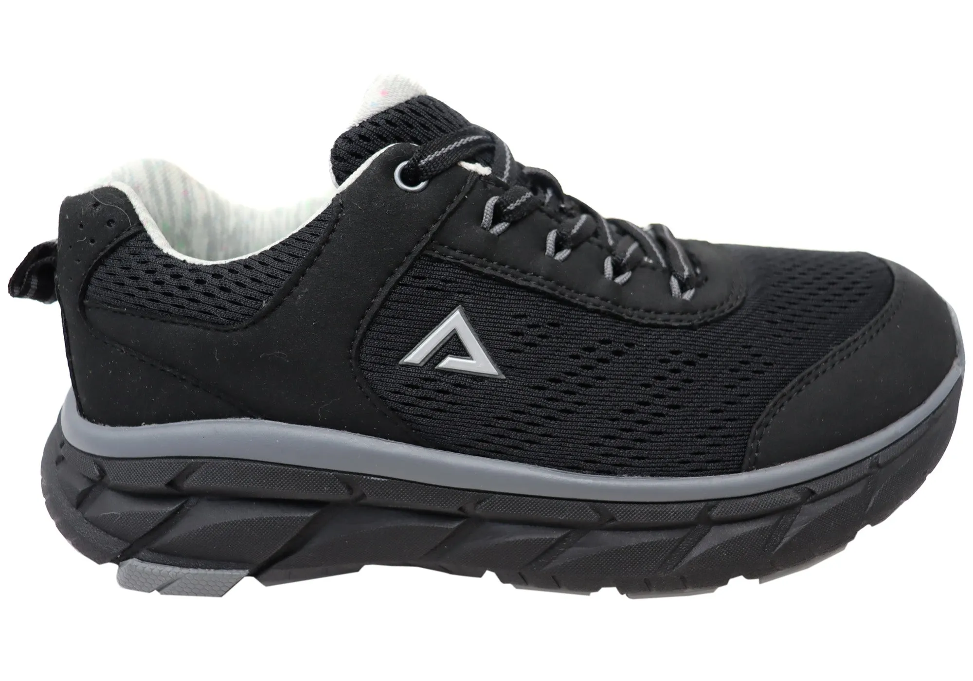 Matte Base Align Vixie Womens Supportive Wide Fit Arch Support Lace Up Shoes