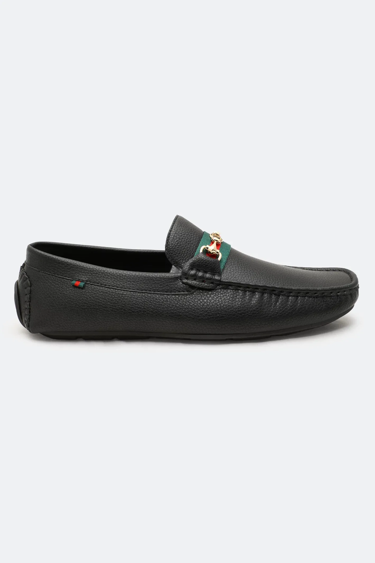 Break Step Black Casual Moccassins Shoes