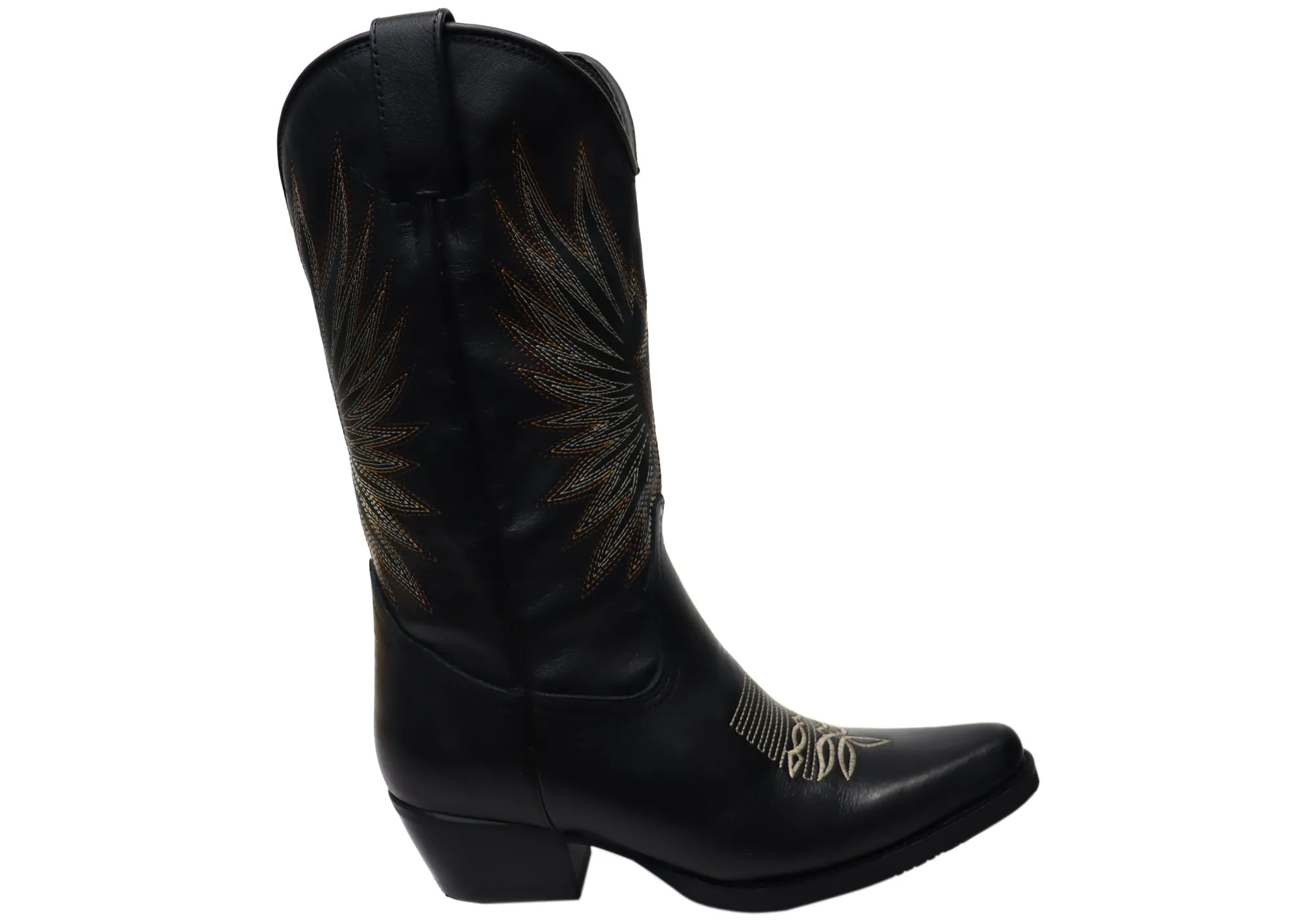 D Milton Eliza Womens Comfortable Leather Western Cowboy Boots Hiking Boots Rugged Built Daily Walks