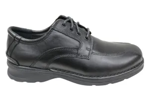 Slatters Lithgow Mens Leather Extra Wide Fit Comfortable Lace Up Shoes Refined Cut