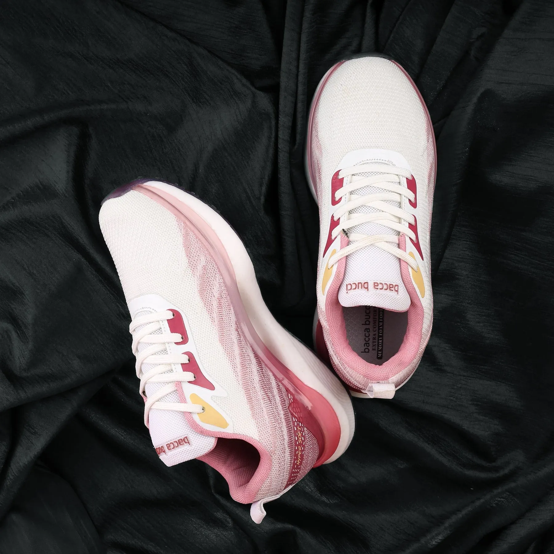 Durable outsole Soft Move Bacca Bucci HYPERSOFT SERIES for WOMEN with Ultra-Rebounce Outsole & Iconic Breathable Engineered Knit Upper