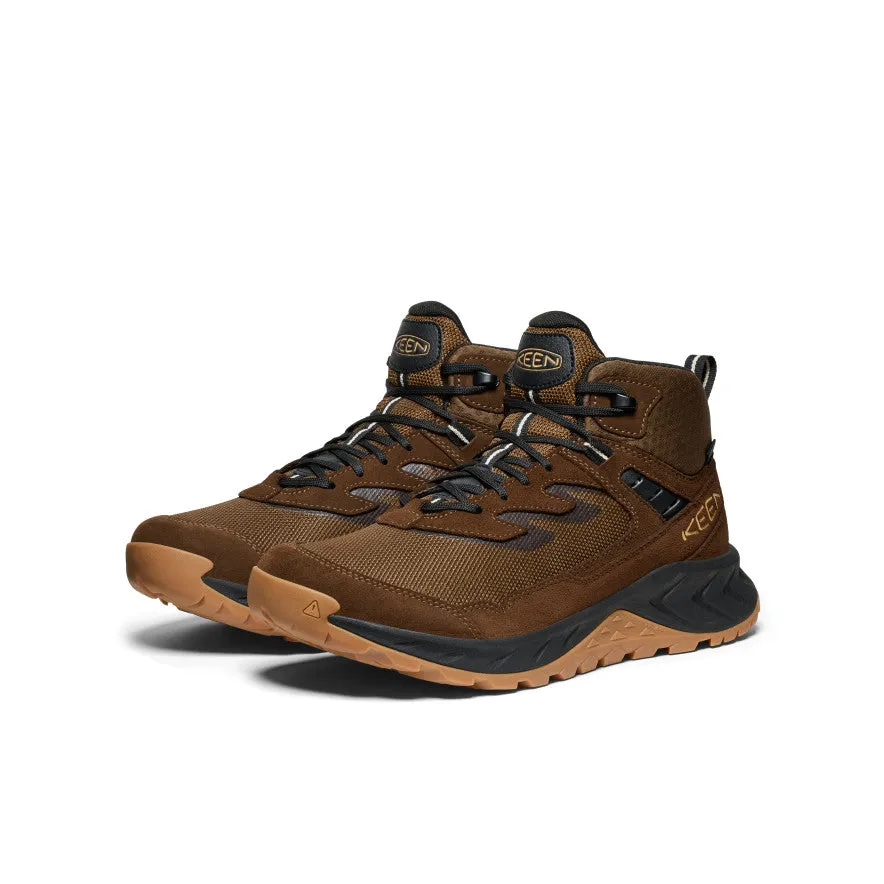 Comfortable Posture lace up closure Men's Hightrail Waterproof Hiking Boot  |  Dark Earth/Oak Buff