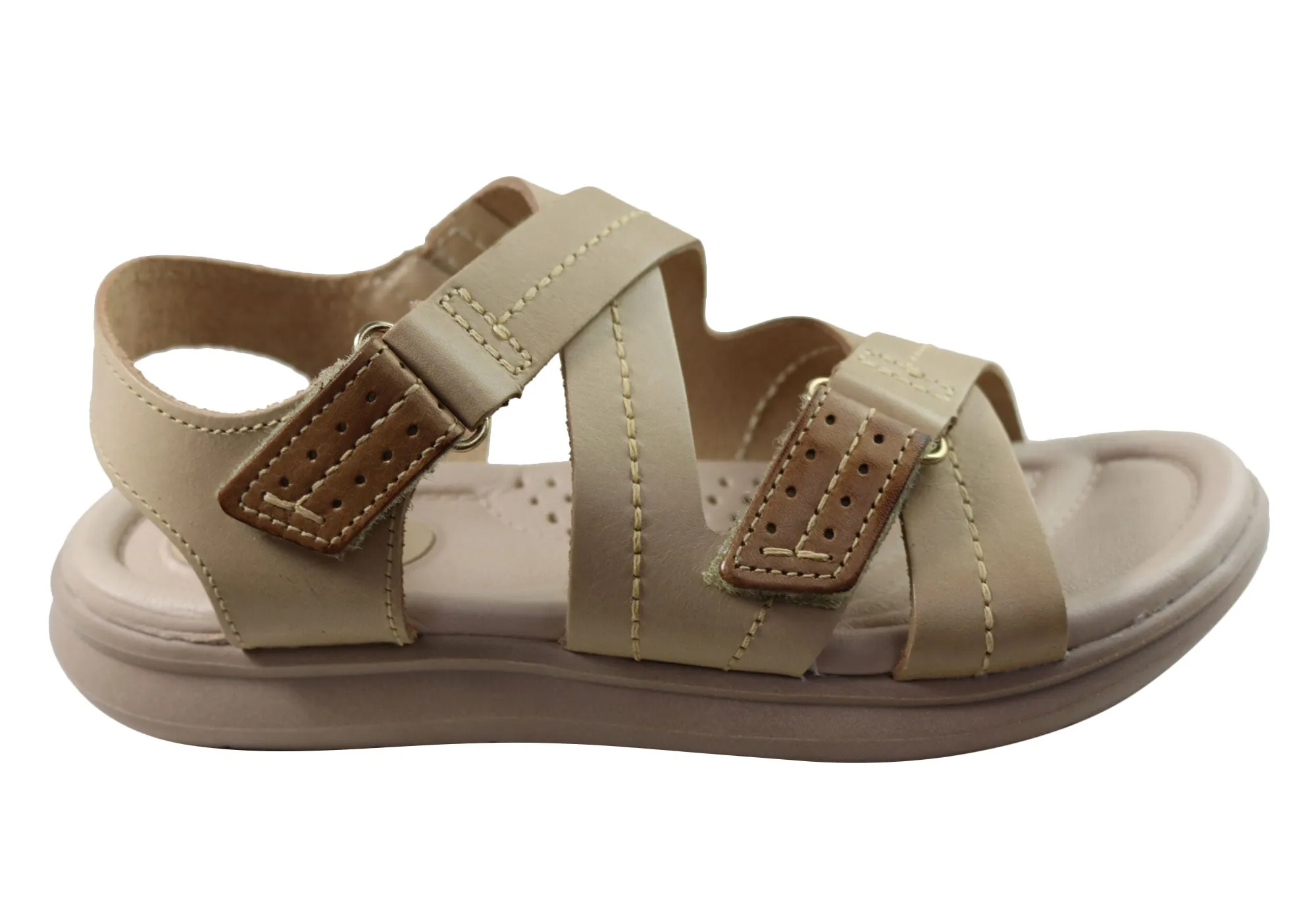 Comfort and style Outdoor Fit Pegada Sien Womens Comfortable Leather Sandals Made In Brazil