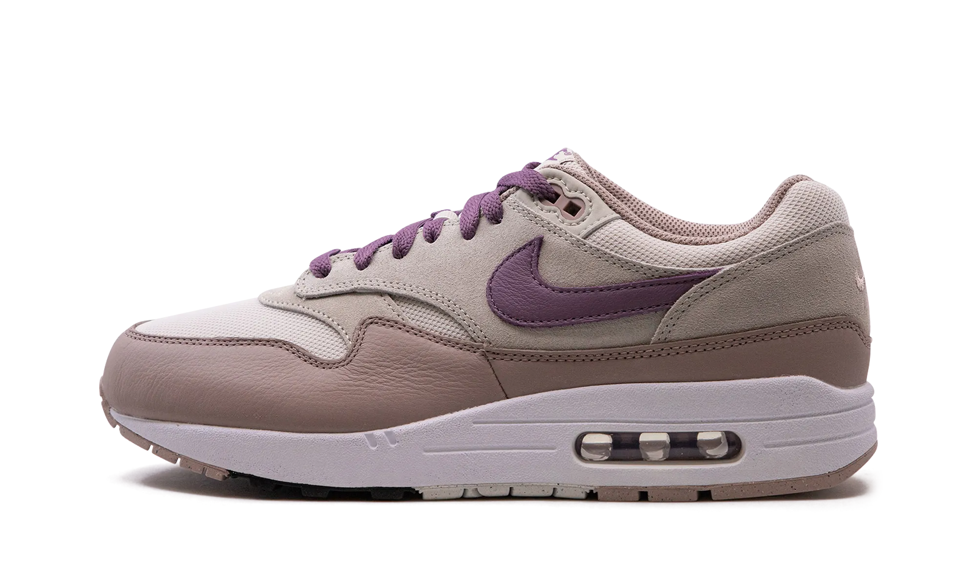 Air Max 1 SC "Light Bone / Violet Dust" Casual Performance Breathable Material