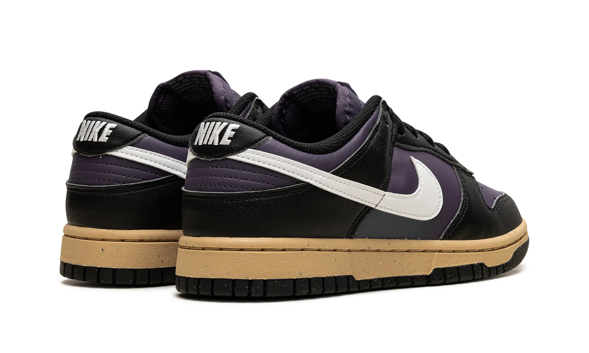 City Hike Adjustable   fit Dunk Low "Purple Black"