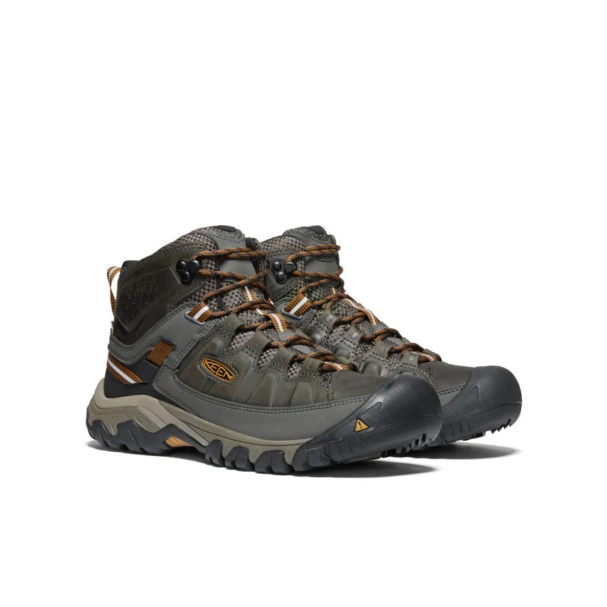 Trail Ready Men's Targhee III Waterproof Mid  |  Black Olive/Golden Brown