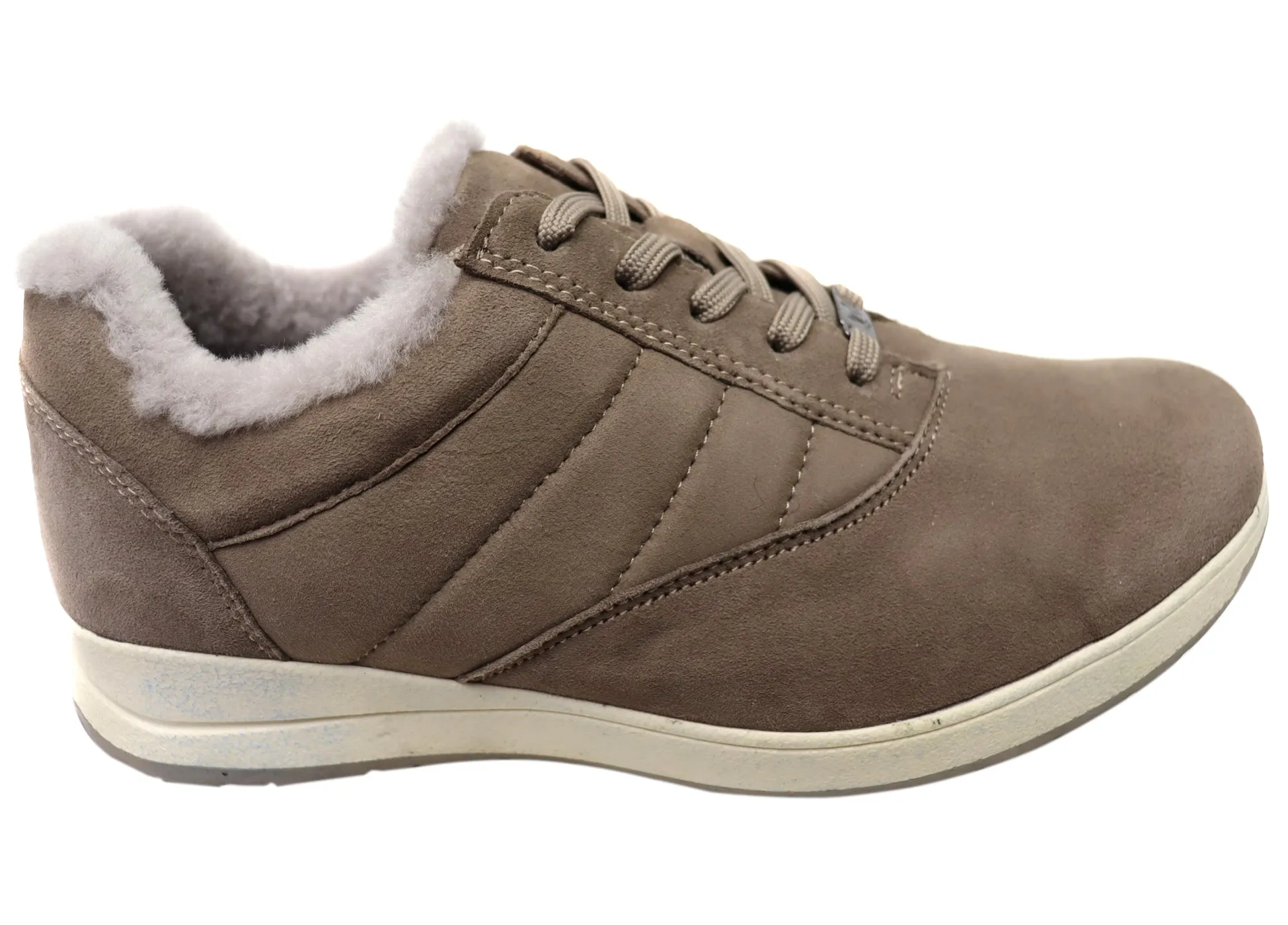 Hero Edge Velvet Rich Caprice Moment Womens Extra Wide Comfort Leather Lace Up Shoes
