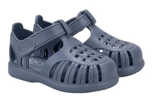 Igor S10271 Girl's & Boy's Tobby Solid Sandals - Azul Casual Flats Pet Walk