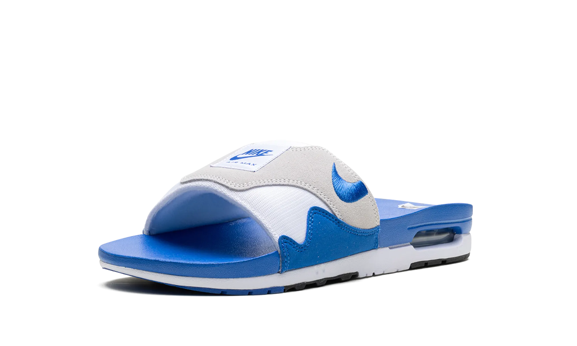 Score Hike Daily Outfit Nike Air Max 1 Slide "Royal Blue"