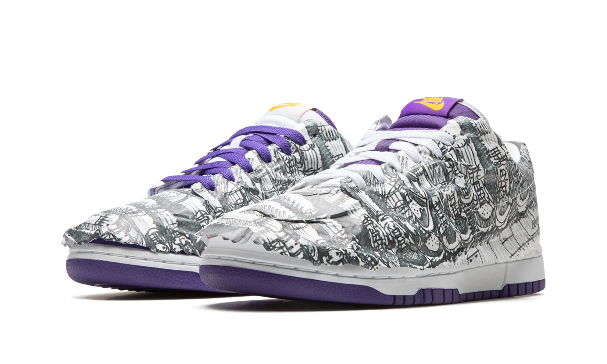 DUNK LOW WMNS "flip the school" Rain Step Soft Leather
