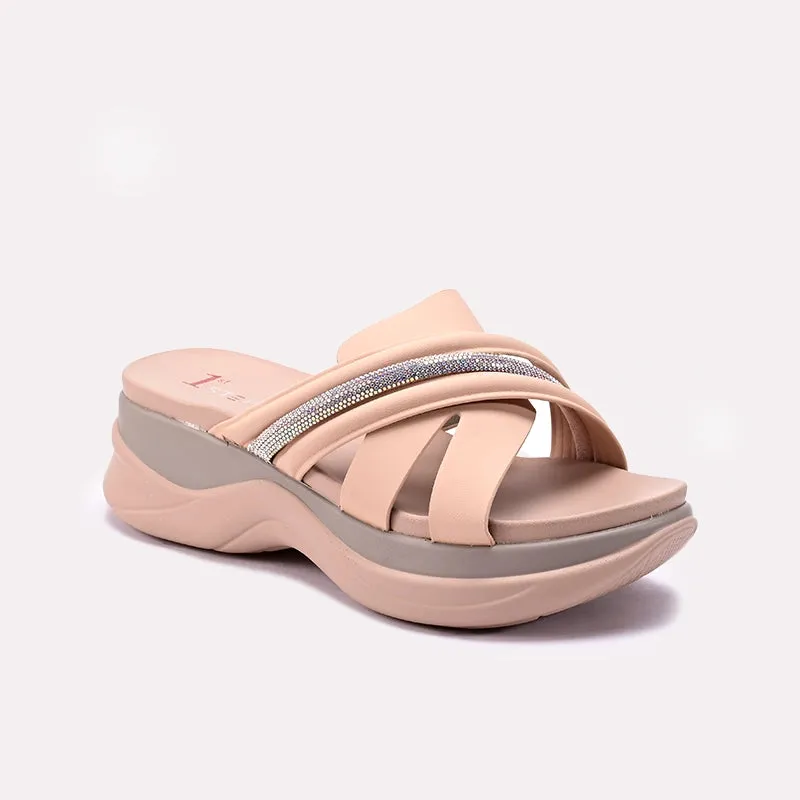 Restful Fit Stylish Comfort Womens Fawn Chunky Casual Slippers 0413425