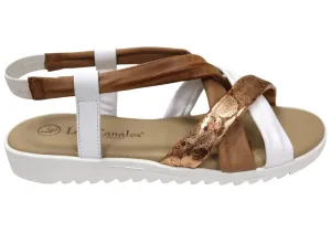 Lola Canales Bella Womens Comfortable Leather Sandals Made In Spain Outdoor Comfort Shoes Arch Care
