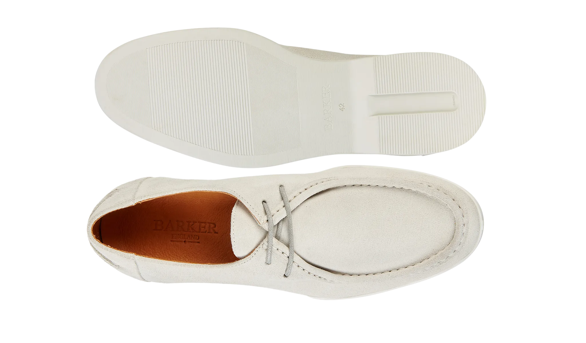 Daily Routine Stretchable Vigo - White Suede White Sole