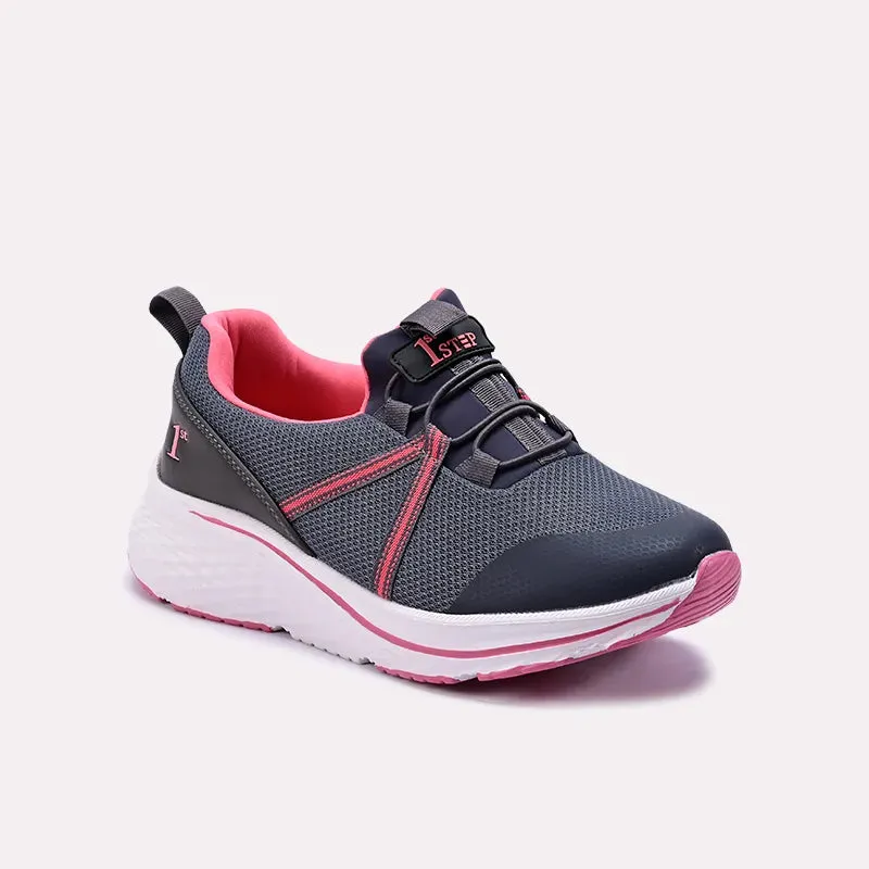 Kirby Gray Sneakers 0440708 Durable Synthetic