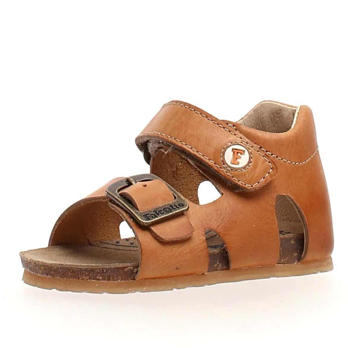 On Foot Falcotto Boy's and Girl's Bea Spazz Open Toe Sandals - Zucca