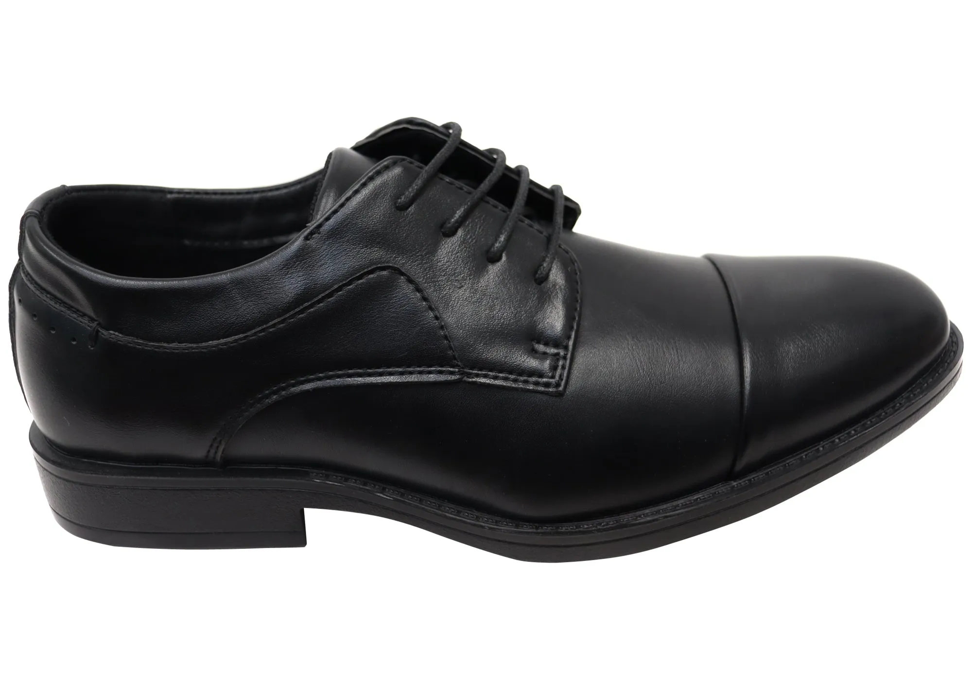 Signature Fit Woodlands Haines Mens Comfortable Lace Up Dress Shoes