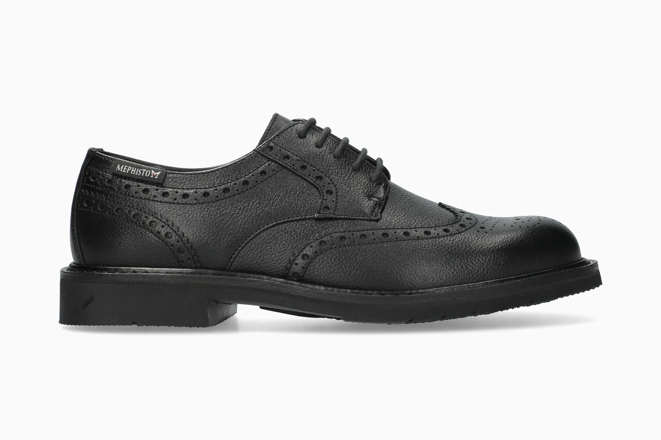 Premium Craftsmanship Work Hours Max - Wingtip Black 9100