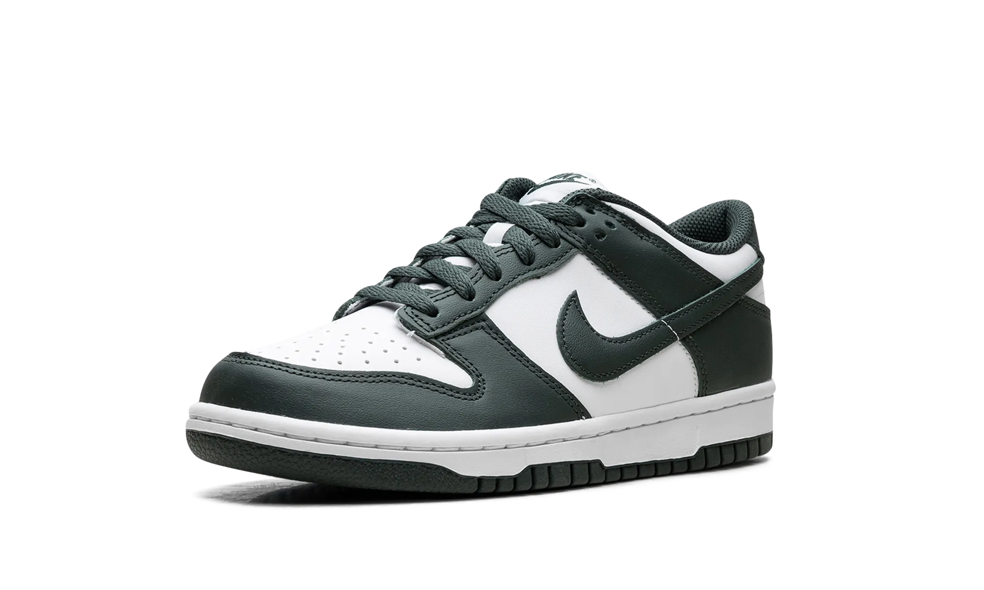 Indoor style Lounge Mode Dunk Low GS "White / Vintage Green"
