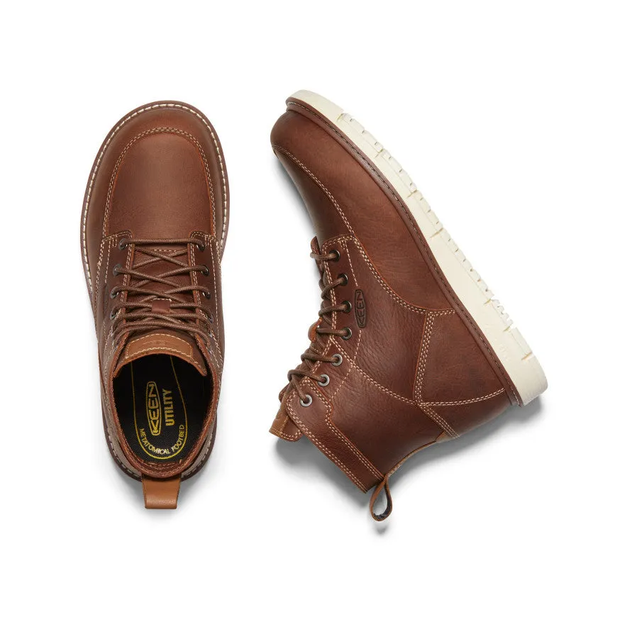 Men's San Jose 6" Boot (Soft Toe)  |  Gingerbread/Off White Compact Frame